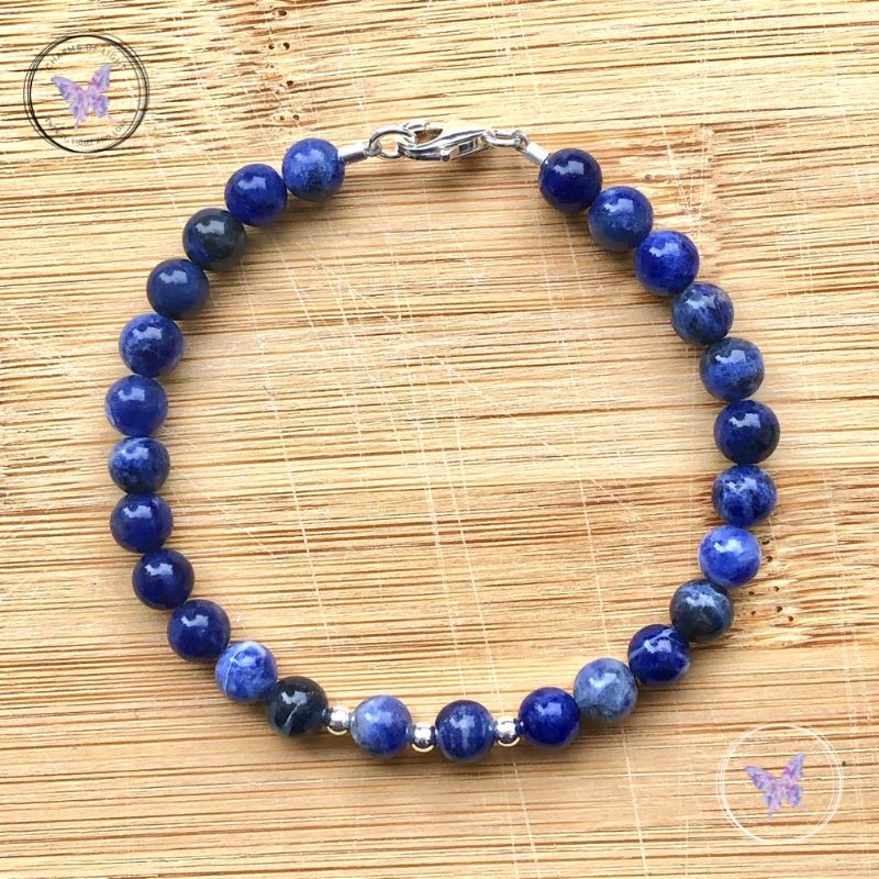 Sodalite Bead Bracelet